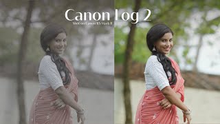 4K  Colour Grading Workflow  Canon Log 2 edit  Canon EOS R5 Mark II [upl. by Yrruc931]