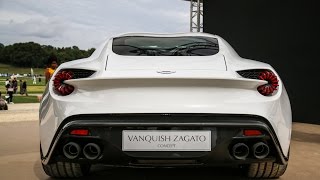 The brandnew 2017 Aston Martin Vanquish Zagato at Chantilly Concours Arts amp Elegance [upl. by Akinhoj641]