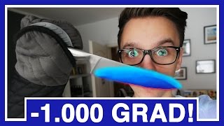 Glühendes 1000 Grad MESSER TREND 😱💥 PARODIE mit gefrorenem Messer [upl. by Semele219]