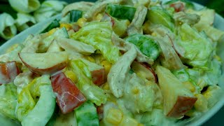 The Best Vegetable Salad Ive ever tasted  Chicken Vegetable Salad  Healthy Salad Recipe [upl. by Konyn452]