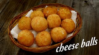 Cheese Balls Recipe  Cafe Style Perfect Snacks CookingShooking [upl. by Jerrome]