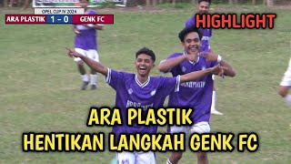 ARA PLASTIK GANTING VS GENK FC MORSIP  OPEL CUP IV [upl. by Justis]