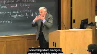 Open Yale lecture Derrida structuralism from deconstruction perspective [upl. by Amadas]