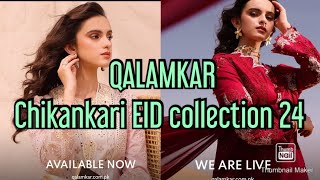 QALAMKAR Chikankari EID collection 24 by ummezaid diaries qalamkar chikankari [upl. by Locin]