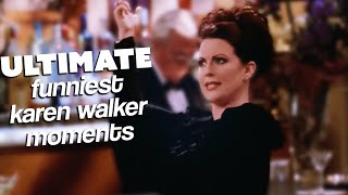 18 minutes of iconic karen walker moments from Will amp Grace  Comedy Bites Vintage [upl. by Nylarad]