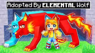 Adopted by an ELEMENTAL WOLF in Minecraft [upl. by Ck]