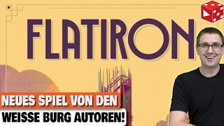 FLATIRON  Neues 2 Personen Spiel von den Die Weiße Burg Autoren [upl. by Lau]