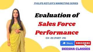 CH 20 PART 29 EVALUATION OF SALES REPRESENTATIVES INFORMATION SOURCES FOR EVALUATION  IBPS SO [upl. by Cleon]