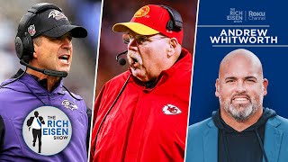 TNF’s Andrew Whitworth How Chiefs amp Ravens Stack Up in AFC Championship Game  The Rich Eisen Show [upl. by Waterman]