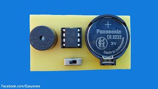 attiny85 Tone Generator  pcb  Circuit diagram  Code [upl. by Christyna]