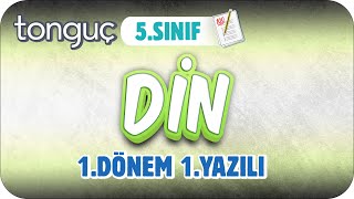 5Sınıf Din 1Dönem 1Yazılıya Hazırlık 📝 2024 [upl. by Nyleimaj]