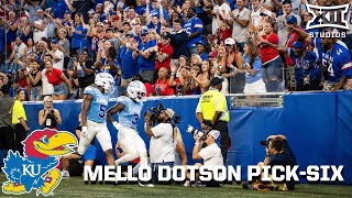 Mello Dotson Pick6 For Kansas [upl. by Mogerly]