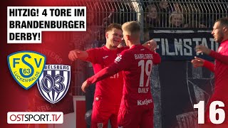 Hitzig 4 Tore im Brandenburger Derby Luckenwalde  Babelsberg  Regionalliga Nordost [upl. by Rehpotsirk]