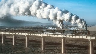 Chinese Steam QJ Coal Drag cab ride  Shasagetai to Dongsheng [upl. by Ayita]