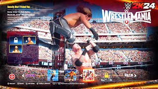 WWE 2K24 Showcase  Randy Orton vs Seth Rollins  WrestleMania 31 [upl. by Rozek]