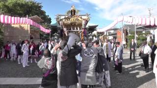 2015年 鎌倉龍口明神社例大祭宵宮神輿渡御（宮出） [upl. by Alakcim260]