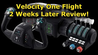 FS2020 Velocity One Flight Yoke System  2 Weeks Later Review [upl. by Jennie]