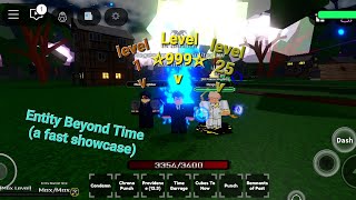 Entity Beyond Time Showcase  Elemental Grounds  ROBLOX a quick showcase [upl. by O'Kelly]