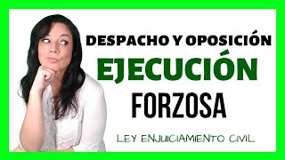 Oposiciones Justicia ✅ Tema 17 Tramitación Procesal 3️⃣👉DESPACHO Y OPOSICIÓN A LA EJECUCIÓN [upl. by Nanci949]