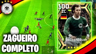 BECKENBAUER 100 épico 😱 É O MELHOR ZAGUEIRO DO EFOOTBALL 2023 MOBILE [upl. by Doowyah]