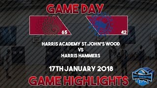 Harris Academy St Johns Wood Academy vs Ealing Hammersmith and West London College ABL Highlights [upl. by Akirre977]