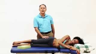 QUADRATUS LUMBORUM – Side Lying Stretch [upl. by Suivatnod]