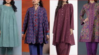 beautiful and stylish causal cotton kurti designs 2023 kurti designs [upl. by Aihsenad]