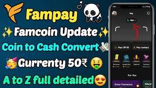 Fampay New Update  How To Use Fampay Coins For Earn Money 🤑 Fampay Se paise kaise kamaye ₹100💸 [upl. by Aztilem]