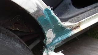 How to repair a large rusted out area on your vehicle [upl. by Atsed]