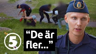 Södertäljepolisen  En felparkering urartar till bråk  discovery Sverige [upl. by Anela]