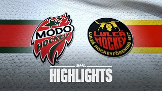 MoDo vs Luleå  12 okt 2024  Highlights [upl. by Teerprug972]