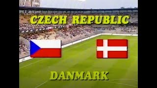 Fotbal Česká republika  Dánsko  10   1981998  přátelský zápas  FULL MATCH  satellite feed [upl. by Fugazy529]