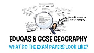 EDUQAS GCSE GEOGRAPHY B What do the exam papers look like [upl. by Arrad231]