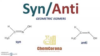 Syn amp Anti geometric isomers [upl. by Goetz690]