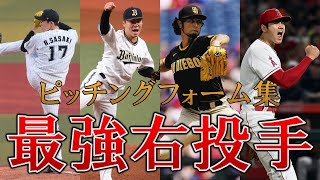 プロ野球最強右投手陣のピッチングフォーム集【スロー】 [upl. by Janeva503]