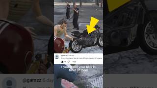 If You Shoot Your Bike in Front of Cops in Every GTA Game gta gta5 gaming [upl. by Anaele]