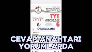 ÖZDEBİR TÜRKİYE GENELİ Y6224 CEVAP ANAHTARI 6 DENEME [upl. by Keen]