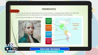 Virreinatos capitanías gobernaciones e independencia de América [upl. by Aguste702]