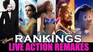 Disney Live Action REMAKES RANKED  2023 Edition The Little Mermaid 2023 included [upl. by Starinsky694]