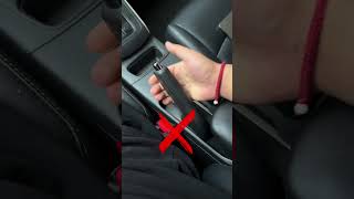 Pressing the handbrake release button may result in incomplete brakingcars carguy tips driving [upl. by Eidoc617]