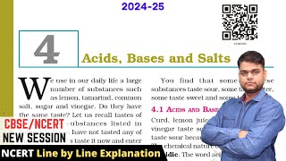 Acids Bases and Salts  Class 7 Science Chapter 4  202425 Session [upl. by Onitsoga]