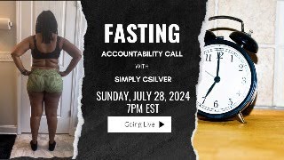 Fasting Accountability Call  Sunday July 28th 2024  7pm EST [upl. by Trebleht163]