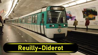 Metro Station Reuilly–Diderot  Paris 🇫🇷  Walkthrough 🚶 [upl. by Nivej816]