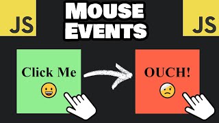 Learn JavaScript MOUSE EVENTS in 10 minutes 🖱 [upl. by Apollo]