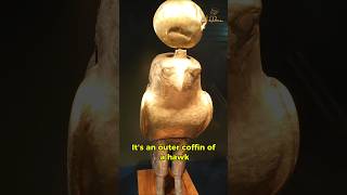 تابوت خارجي من الذهب لصقر  المتحف المصرى الكبير An outer coffin of gold for a falcon [upl. by Ellehcor297]