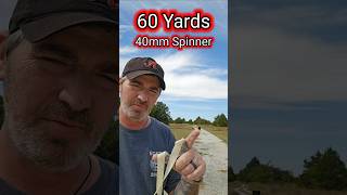 60 Yards 15in Target Slingshot Accuracy slingshot catapult archery [upl. by Enilreug]