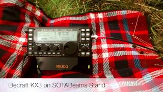 Elecraft KX3 Portable Operation M0JCQ [upl. by Attelrahs]