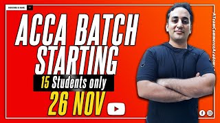 ACCA Course  Live classes  Online amp Offline classes 2024 acca [upl. by Newhall]