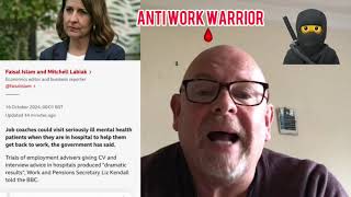 Anti Work Warrior 🥷  🩸Blood boiling today LizKendall DWP jobcoaching [upl. by Shelagh502]