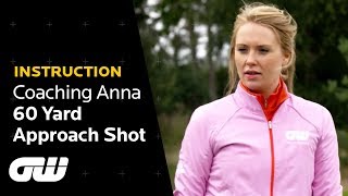 How to Hit the Pin From 60 Yards Out  Pitching Tips  Coaching Anna  Golfing World [upl. by Derreg650]